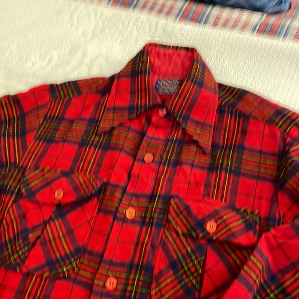 Pendleton Visited Thin Wool Long Sleeve Shirt - image 1